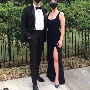 BHLDN navy dress